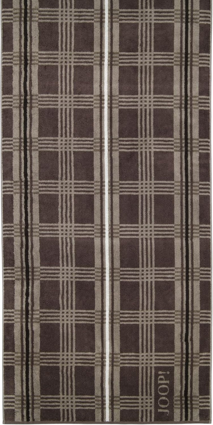 JOOP! Saunatuch Checks Checked 1685 | 36 graphit - 80 x 200