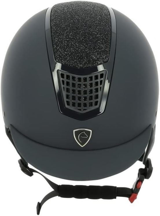 Equi-Theme Reithelm AIRY mit Glitzereinsatz blau/blau blau/blau L (59-61cm), blau/blau L (59-61cm)