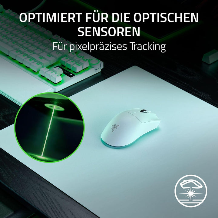 Razer Atlas Pro - Ultradünnes Premium-Gaming-Mauspad aus gehärtetem Glas - Ultraflaches 1,9 mm - Ult