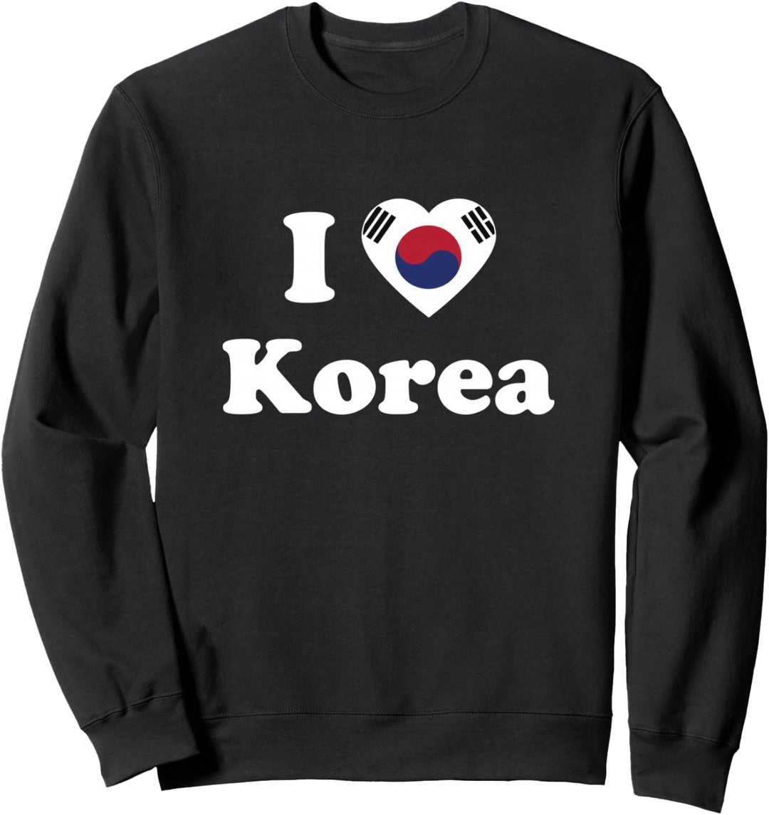 I Love Korea I Heart Korea Korean Sweatshirt