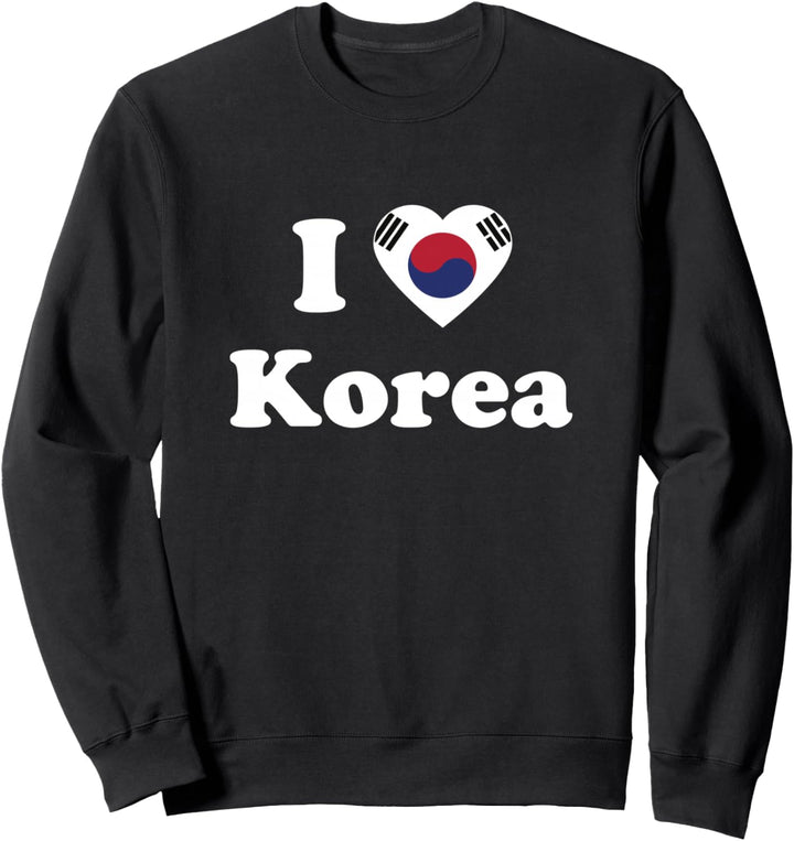 I Love Korea I Heart Korea Korean Sweatshirt