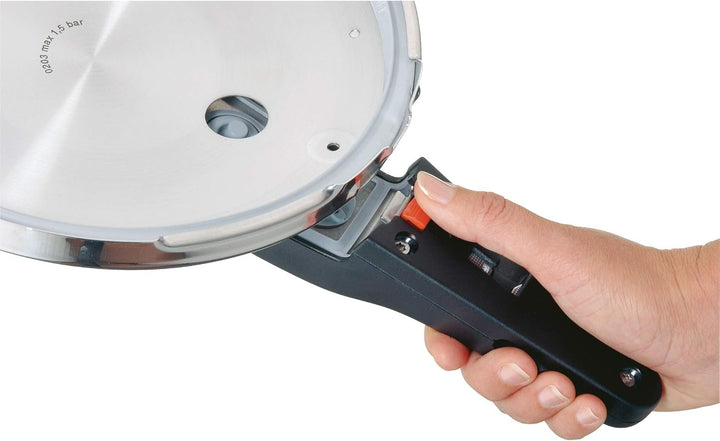 WMF Perfect Ersatzdeckel für Schnellkochtopf, Dampfkochtopf 2,5l, 18 cm, Cromargan Edelstahl poliert