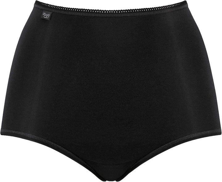 Sloggi Damen Slip (3er Pack) 38 Schwarz, 38 Schwarz