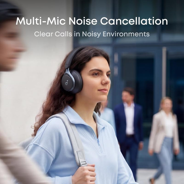 soundcore by Anker, Space One Kabellose Kopfhörer, Adaptives aktives Noise Cancelling, 2X stärkere S