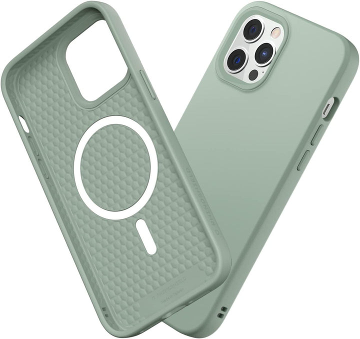 RhinoShield Case kompatibel mit [iPhone 12/12 Pro] | SolidSuit - MagSafe-kompatibel -Stossdämpfende
