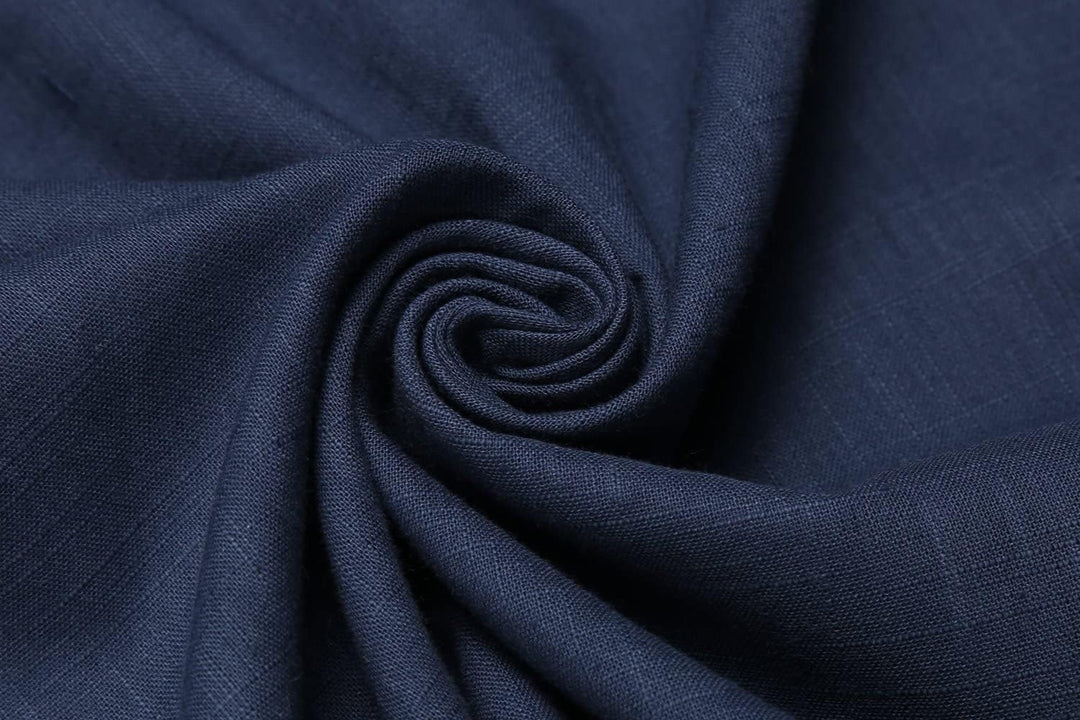 COOFANDY Herren Hemd Langarm Henley Shirt Leinenhemd Baumwolle Casual Regular Fit Sommerhemd A-dunke