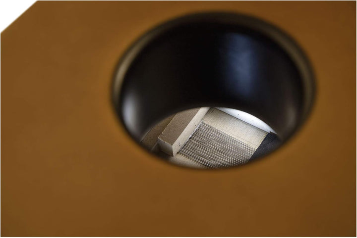 XDrum Cajon El Bajo Bass Port Walnut/Zebrano - Integrierter Bass Port für druckvollen Sound - Tromme