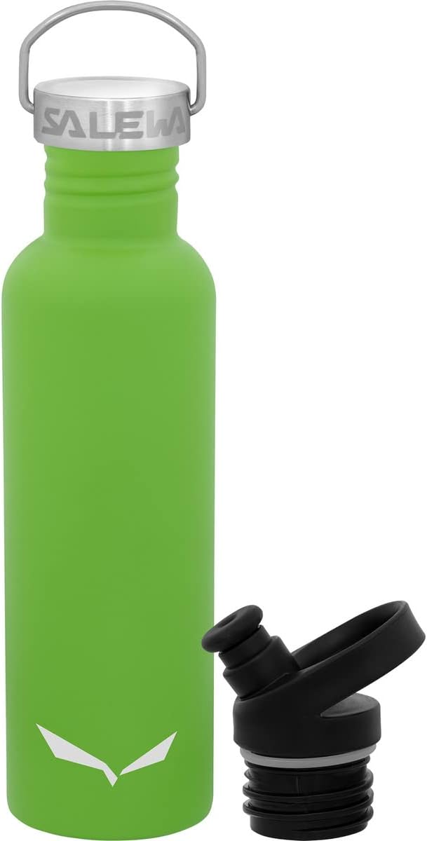 SALEWA Unisex – Erwachsene AURINO BTL 0,75 L DBL LID bottle, Grün, normal