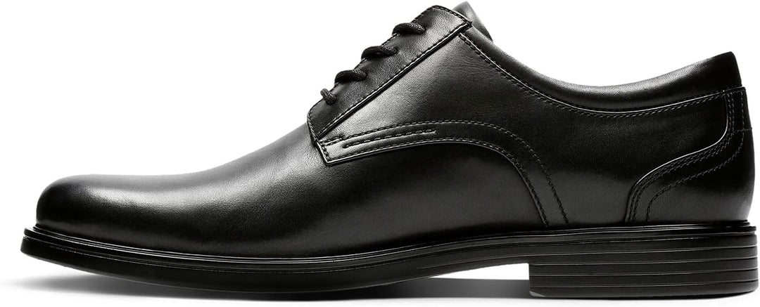 Clarks Herren Un Aldric Lace Derbys 39.5 EU Weit Black Leather, 39.5 EU Weit Black Leather