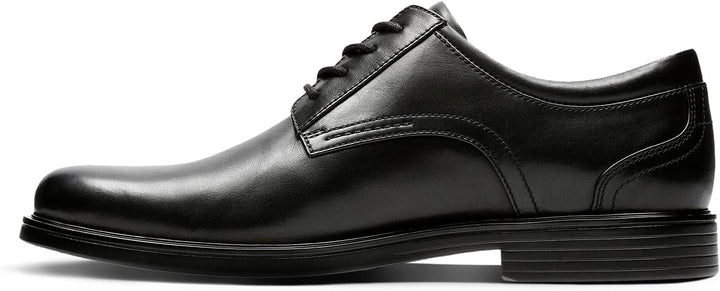Clarks Herren Un Aldric Lace Derbys 39.5 EU Weit Black Leather, 39.5 EU Weit Black Leather