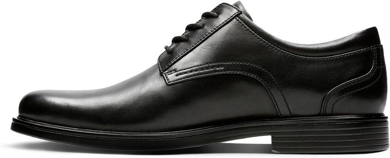 Clarks Herren Un Aldric Lace Derbys 42.5 EU Black Leather, 42.5 EU Black Leather