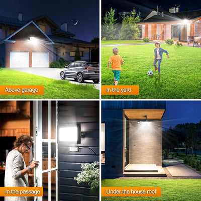 papasbox 50W LED Strahler mit Bewegungsmelder Aussen Lichtsensor | Aussenstrahler Scheinwerfer Ausse