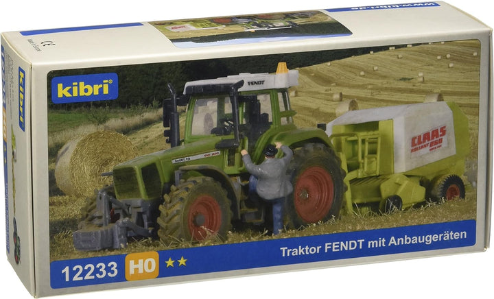 Viessmann 12233 - H0 Traktor FENDT mit Anbaugeräten