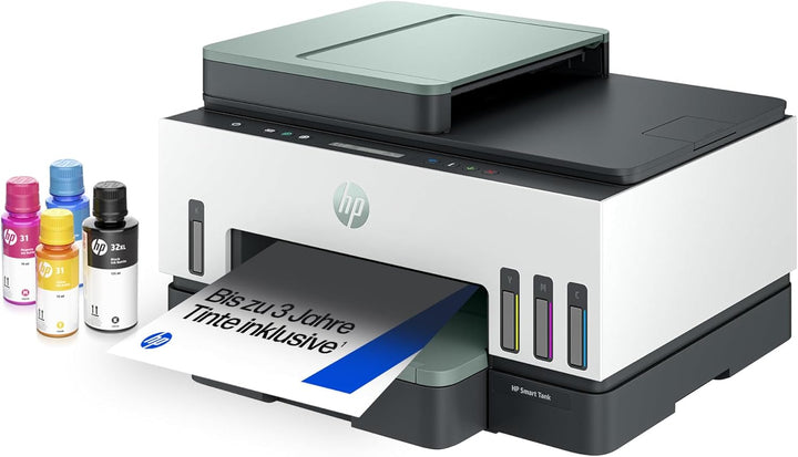HP Smart Tank 7307 3-in-1 Multifunktionsdrucker (WLAN; Duplex; ADF) – 3 Jahre Tinte inklusive, 3 Jah