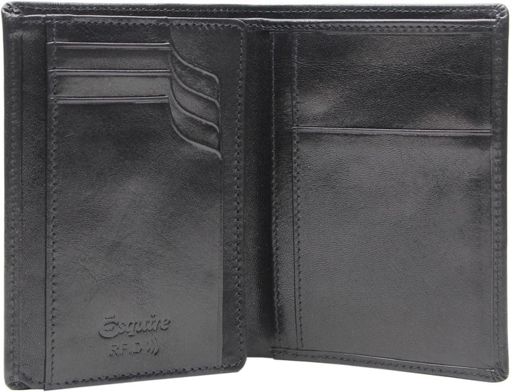 Esquire Toscana Ausweisetui Leder 10 cm Schwarz, Schwarz