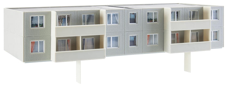 Faller FA 130802 - Plattenbau P2 Ergänzung, Zubehör für die Modelleisenbahn, Modellbau
