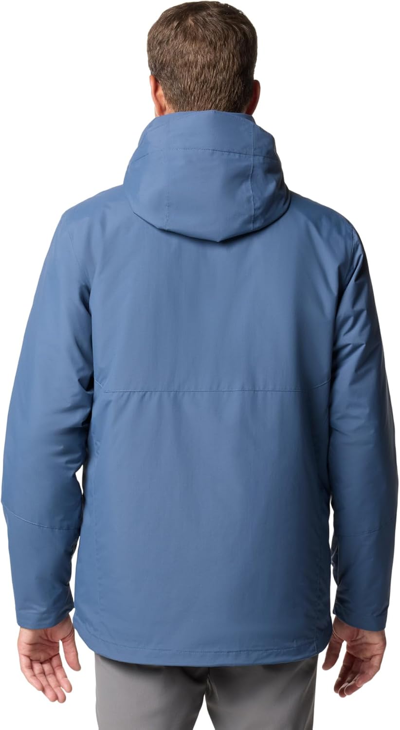 Columbia Herren 3 In 1 Jacke, Schwarz, L Element Blocker 3 Interchange Jacket L Dark Mountain, Eleme