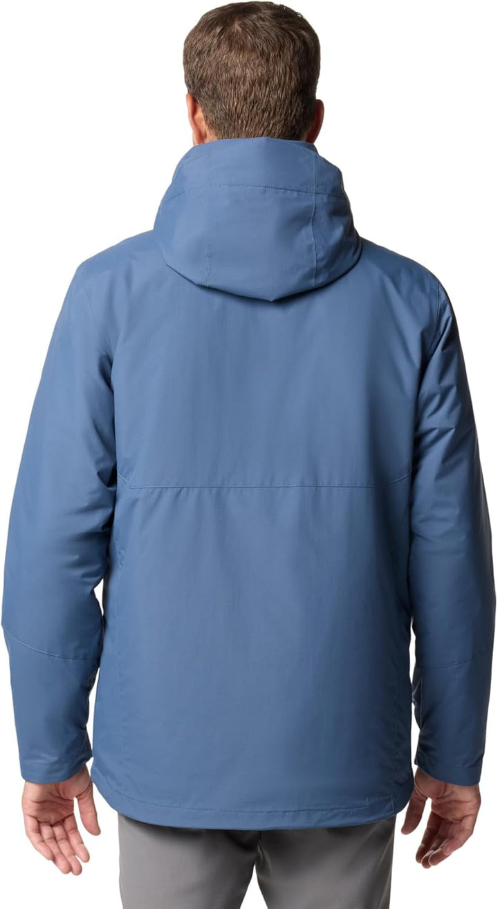 Columbia Herren 3 In 1 Jacke, Schwarz, L Element Blocker 3 Interchange Jacket L Dark Mountain, Eleme