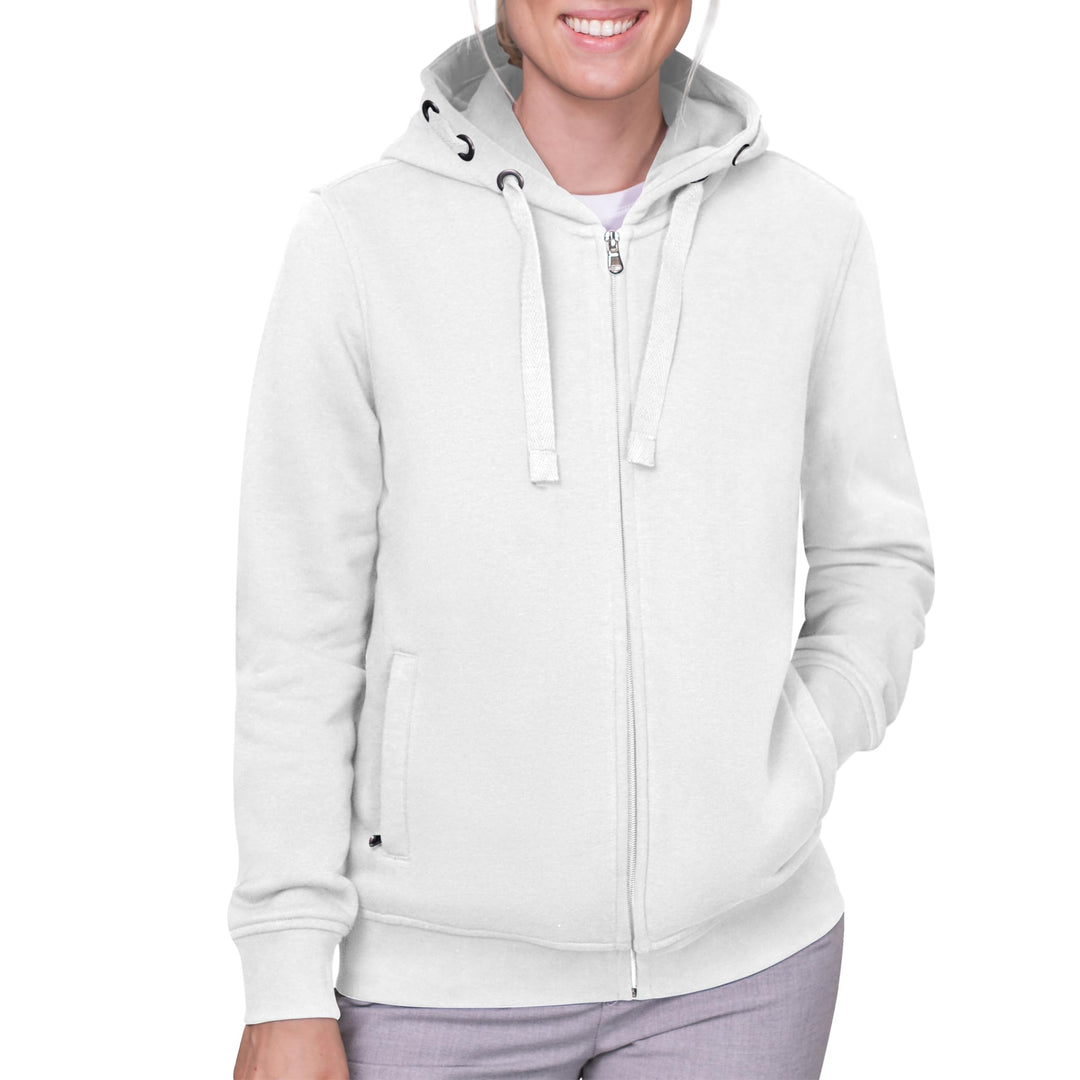 HRM Damen Premium Hooded Jacket I Fair Trade Frauen Kapuzenjacke, 320 g/m² I Aus 70% Baumwolle &amp; 30%