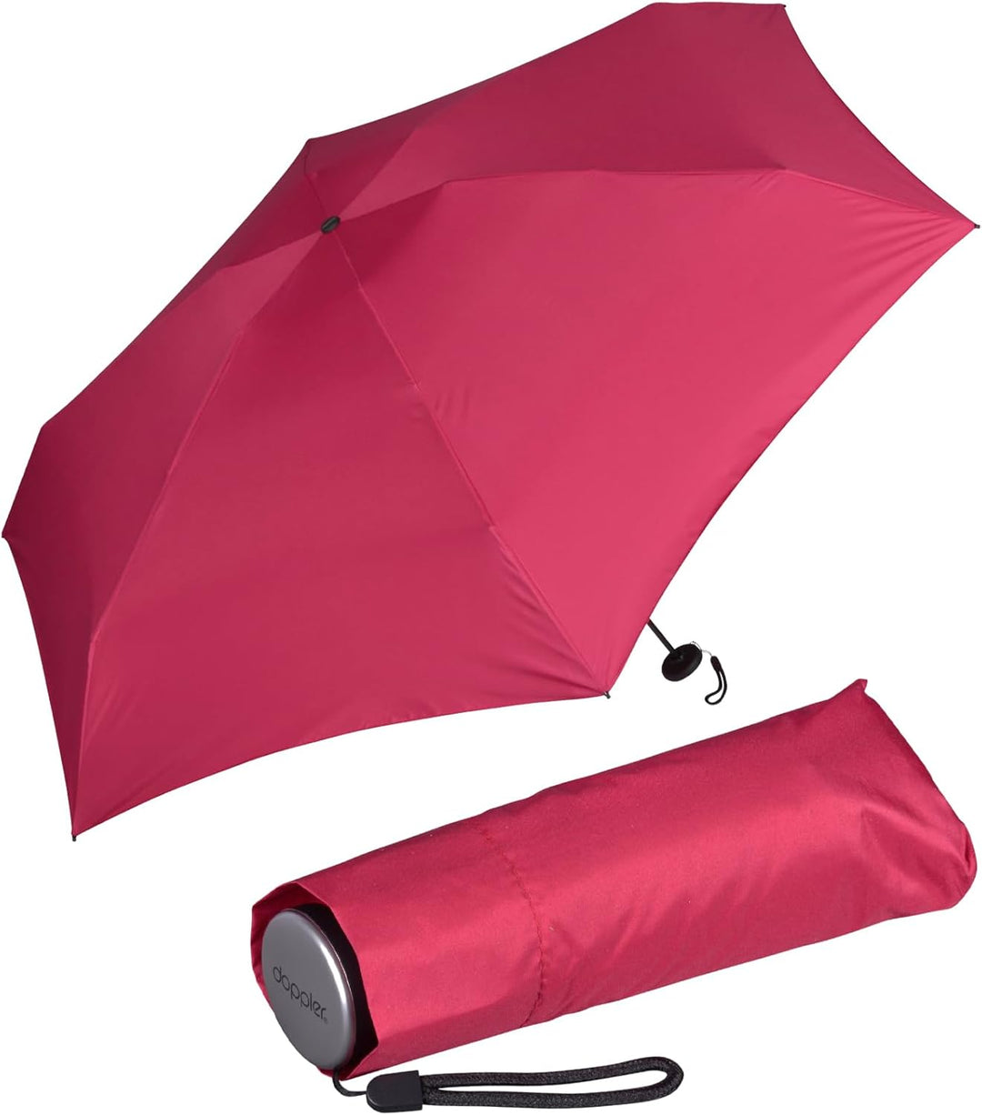 Doppler Super Mini Fiber Compact Taschenschirm extem leicht und klein - viva magenta, viva magenta