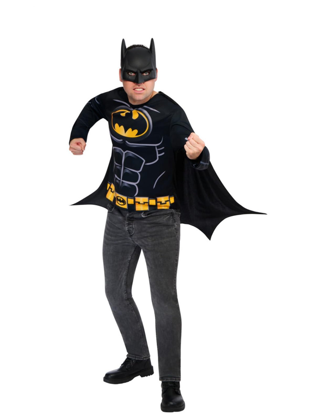 Rubies Offizielles DC Comics Batman-Top, Erwachsenenkostüm, Grösse M-L