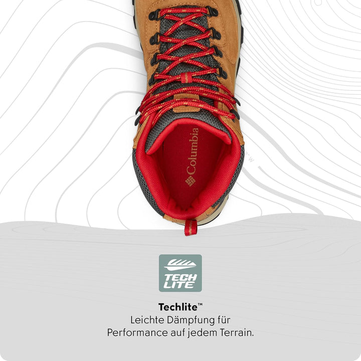 Columbia Herren Newton Ridge Plus 2 Suede WpWanderstiefel 40 EU Elk Mountain Red, 40 EU Elk Mountain