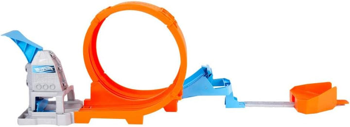 Hot Wheels GTV13 - Loop Stunt Champion Track-Set mit 1 Hot Wheels Fahrzeug im Massstab 1:64, Spielze