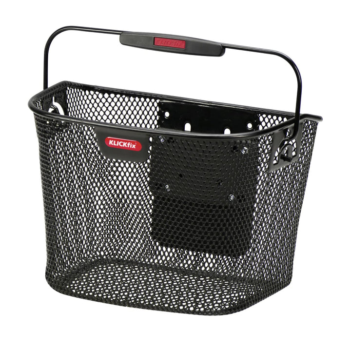KlickFix Mini Vorderradkorb Schwarz, Schwarz