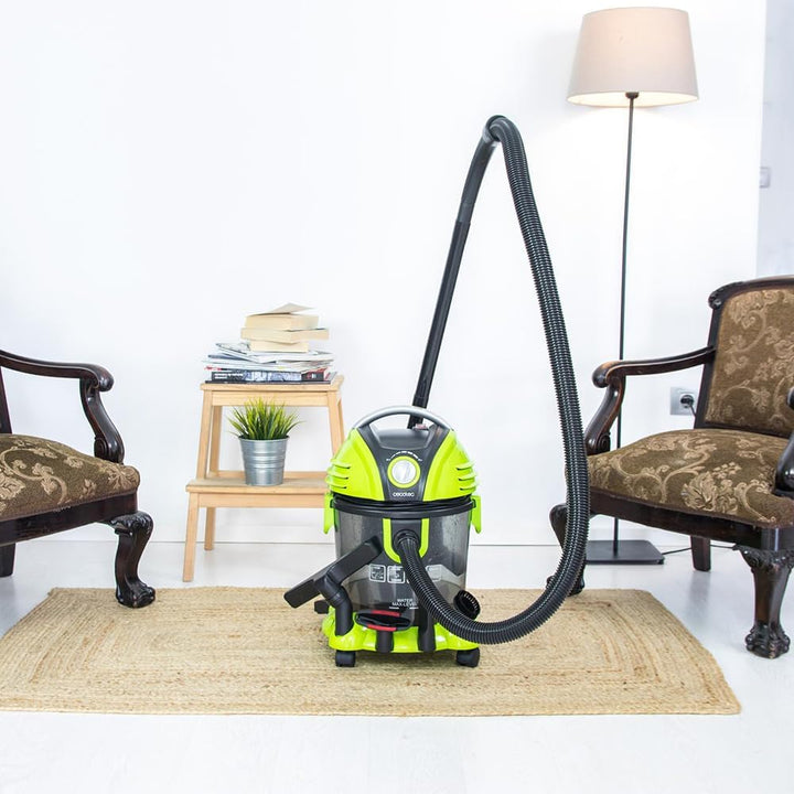 Cecotec Wet&Dry T 08110, Feststoff-und Flüssigkeitssauger, Negro, 15 L 1200 W 15 L, 1200 W 15 L