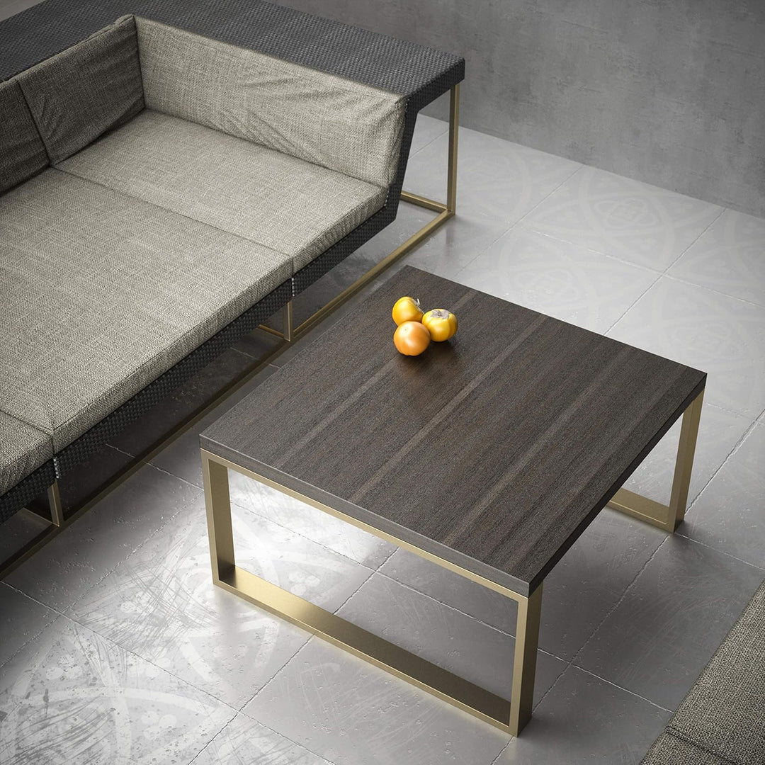 sossai® Couchtischkufen aus Stahl (pulverbeschichtet) | CKK1 | Farbe: Gold | Breite 60 cm x Höhe 40
