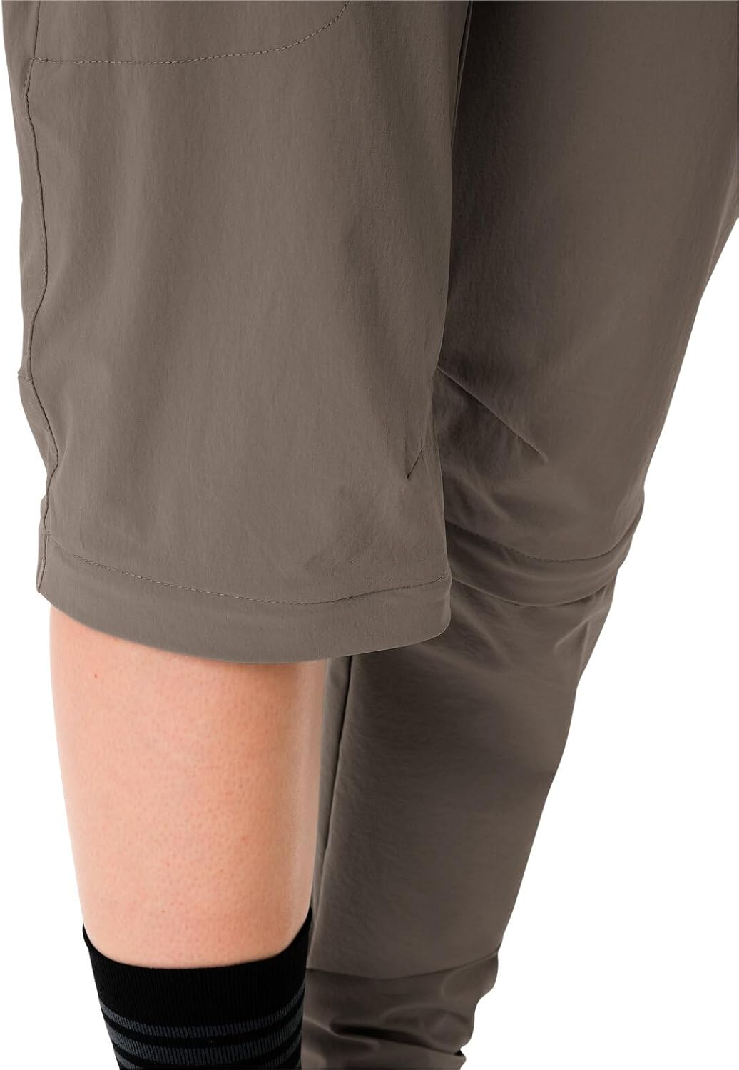 VAUDE Damen Women's Farley Stretch Capri T-Zip Ii Hose, coconut, 40-Long