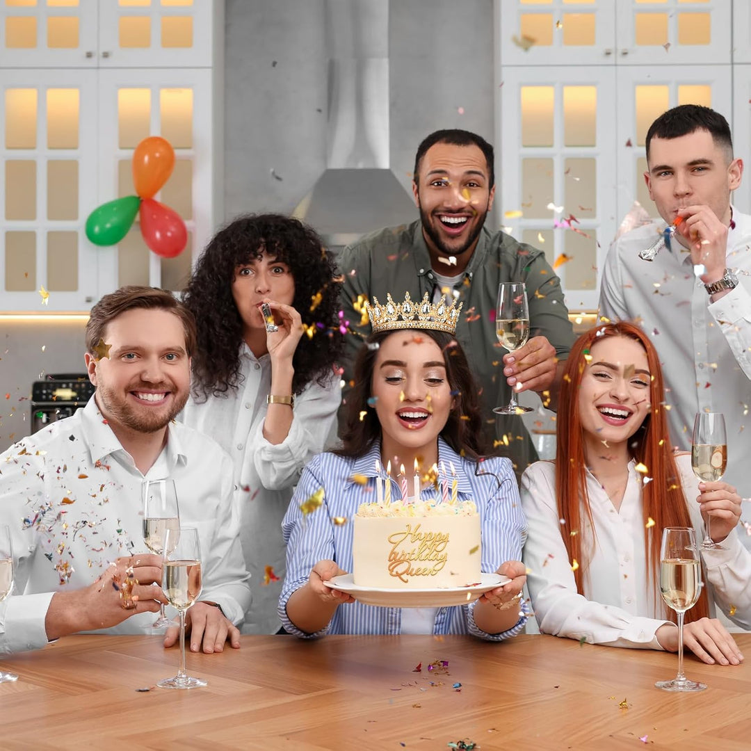 Geburtstag Krone für Damen Mädchen Queen Prinzessin Krone Königin Tiara Kristall Krone für Torte mit