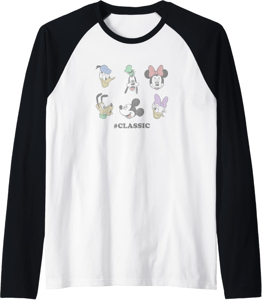 Disney Mickey Mouse & Friends # Klassisches Porträt Raglan