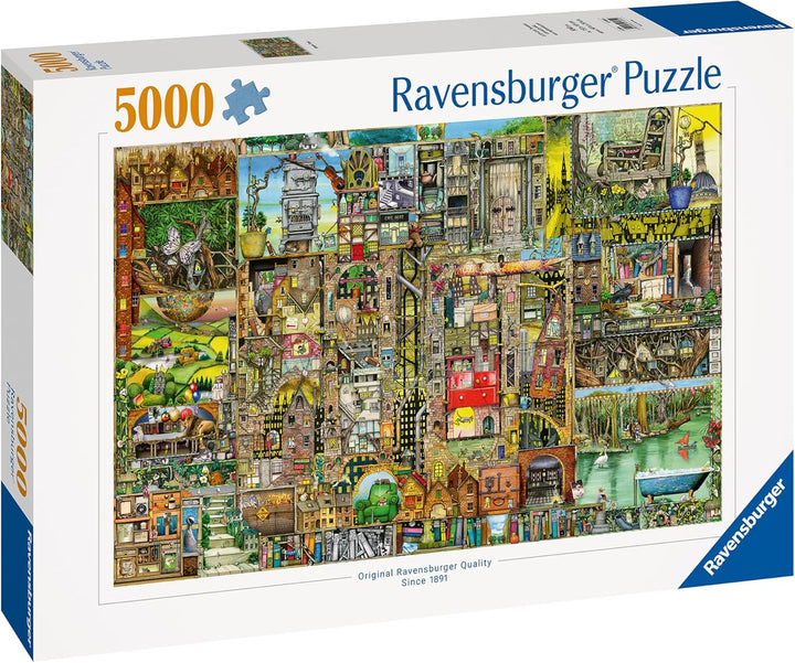 Ravensburger Puzzle 17430 - Skurrile Stadt, 5000-Teilig
