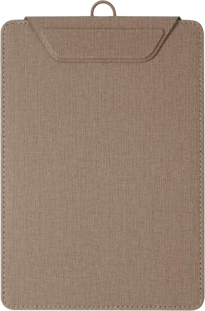 SIGEL KB121/5 Klemmbretter A5, beige, mit Aufstellfunktion, 5er Pack, stabile, stylische Clipboards