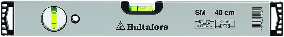 Hultafors Wasserwaage SM 60, 405851, Robuste leicht ablesbare Aluminium-Wasserwaage (600 mm) 60cm, 6