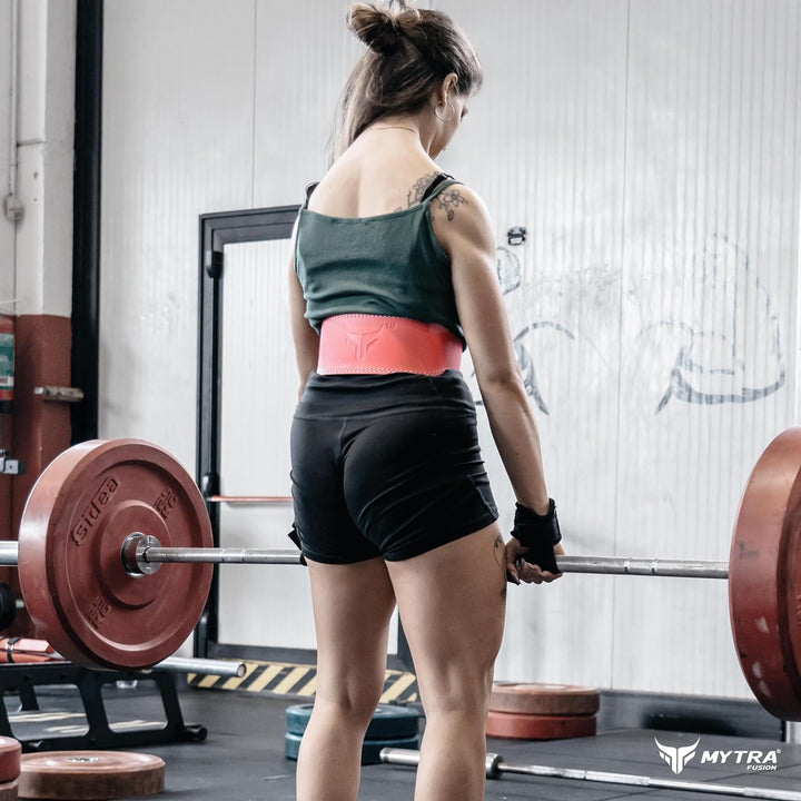 Mytra Fusion gewichthebergürtel Damen gewichthebergürtel Gerundet Lifting Belt Fitness Lumbar gürtel