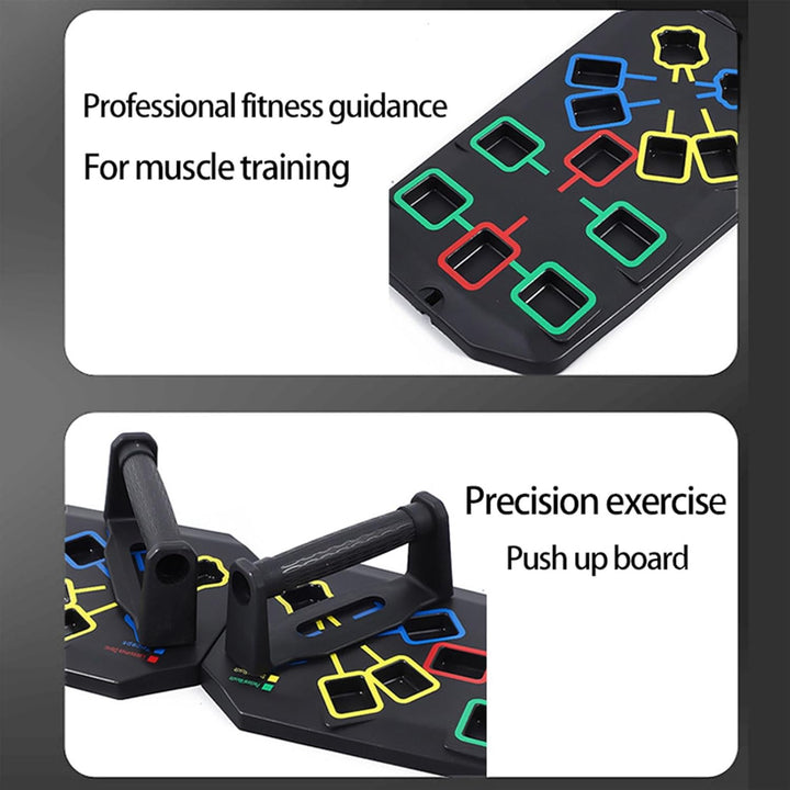 Push -up Challenge Board, Pushup Board Fitness | Professionelle faltbare Nicht-Schlupf-Übungsausrüst