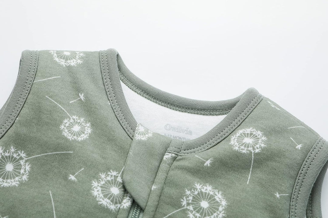 Owlivia Bio-Baumwolle Baby Schlafsack 0.5 Tog & 2.5 Tog Jungen Mädchen Schlafsack, Tragbare Baby-Dec