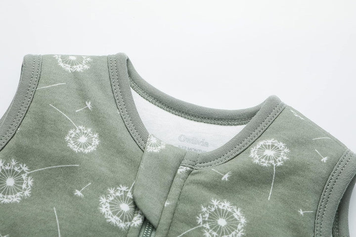 Owlivia Bio-Baumwolle Baby Schlafsack 0.5 Tog & 2.5 Tog Jungen Mädchen Schlafsack, Tragbare Baby-Dec