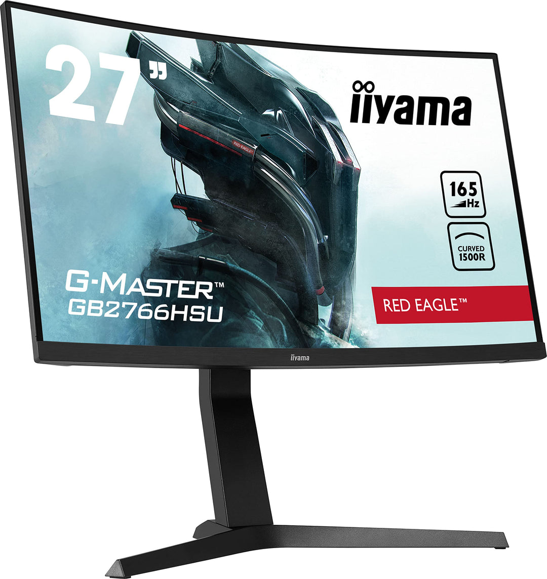 iiyama G-Master Red Eagle GB2766HSU-B1 Curved 68,5cm 27" VA LED Gaming Monitor Full-HD HDMI DP USB2.