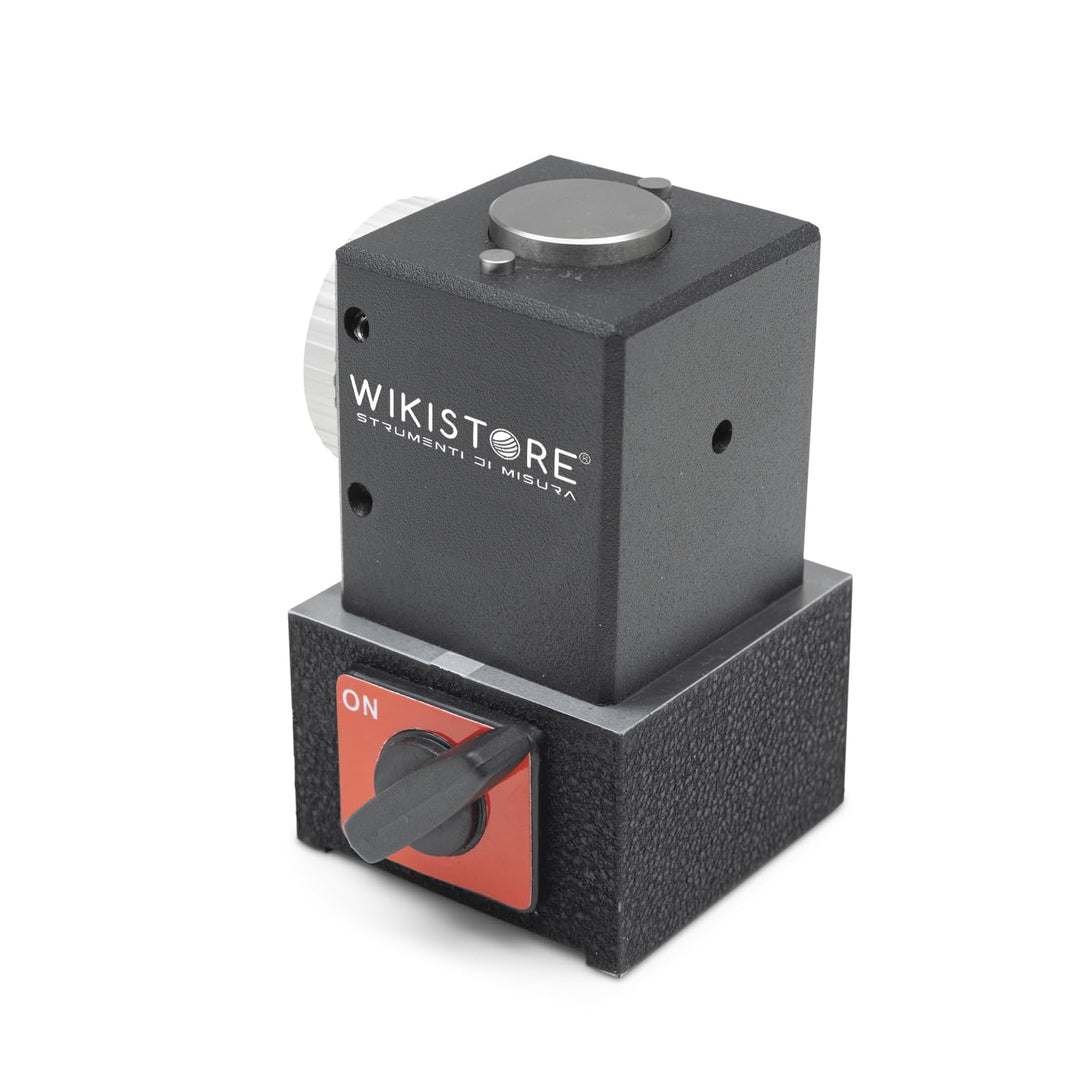Messuhr 100 mm MIT KOMPARATOR, Präzisionsmessuhr mit 0,01 mm Ablesung, Messuhr mit Magnetfuss (Höhe