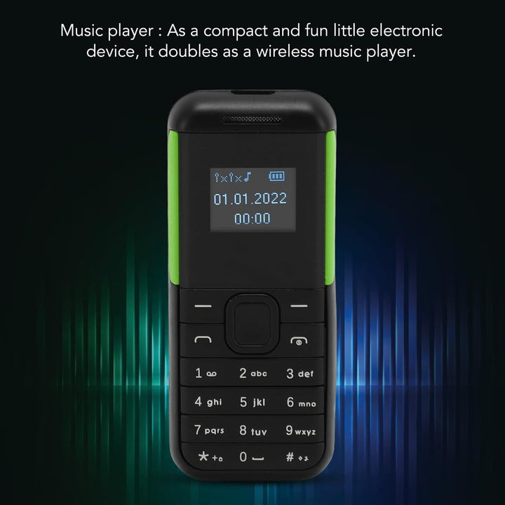 Kleinstes Mobiltelefon, Kleines 2G Telefon, Entsperrtes Telefon, Dual SIM GSM Handy mit Freihändigem