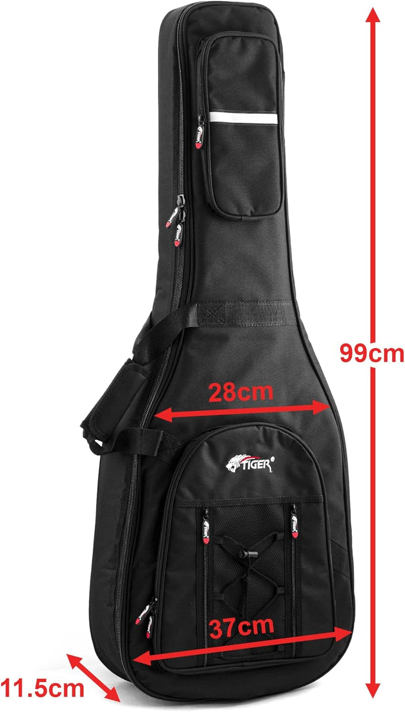 Tiger GGB42-CL Deluxe Tasche für Classische Gitarre Klassisch/Deluxe Padded, Klassisch/Deluxe Padded