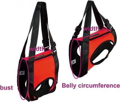 Hunde Tragehilfe vorne Hund Unterstützung Harness Pet Gehhilfe Heben Ziehen Weste Sling Unterstützun