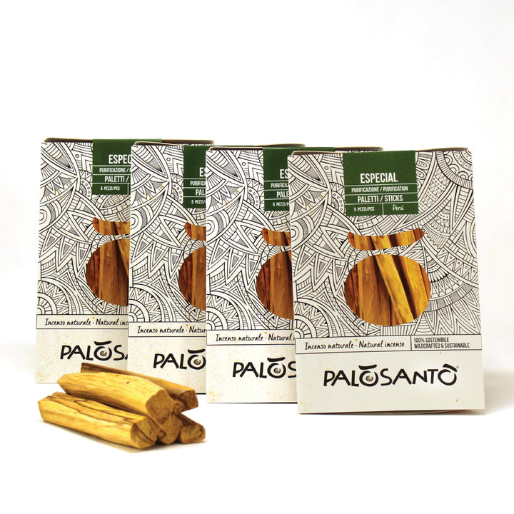 PALOSANTO - Palo Santo Räucherholz - Räucherstäbchen Especial – Natürlicher Weihrauch – Intensives u