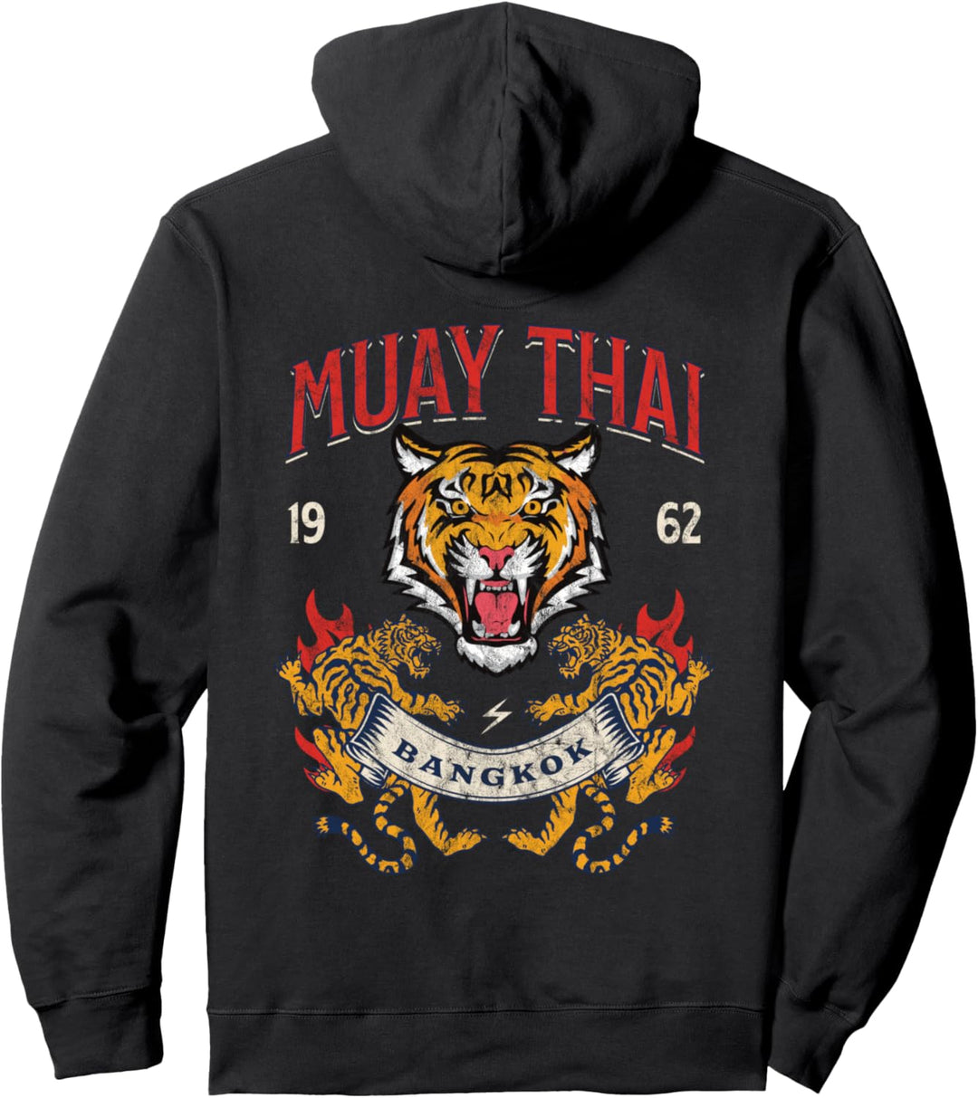 Tiger Muay Thai Bangkok Gym Thaiboxen Pullover Hoodie