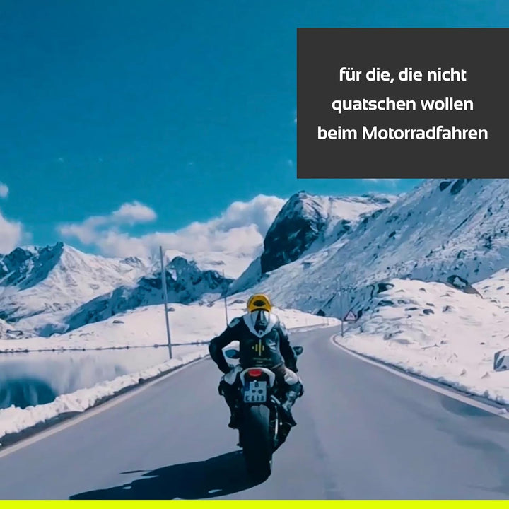 Headwave TĀG 2 - Bluetooth Lautsprecher für Motorrad-Helme, Musik und Navigations-Ansagen, Headset,