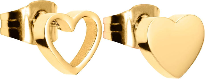 LIEBESKIND Damen-Ohrstecker Edelstahl, gold