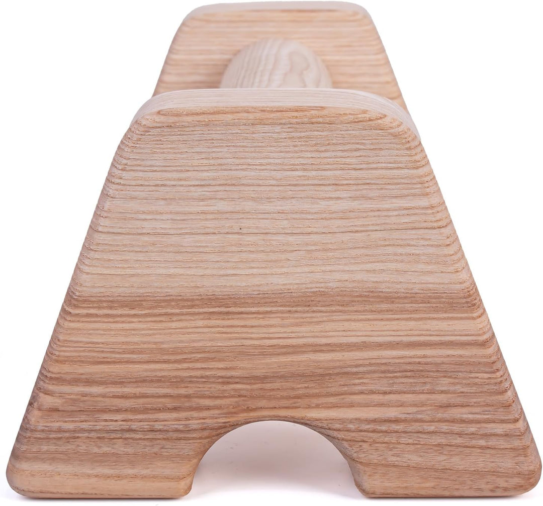 HELLUX Liegestützgriffe Holz | Parallettes Calisthenics Equipment | Handstand Griffe | Turn Zubehör